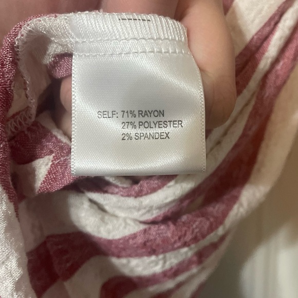 NWT Jane + Delancey Oversized Vertical Stripe High Low Tunic Blouse Size 1X - Picture 7 of 8